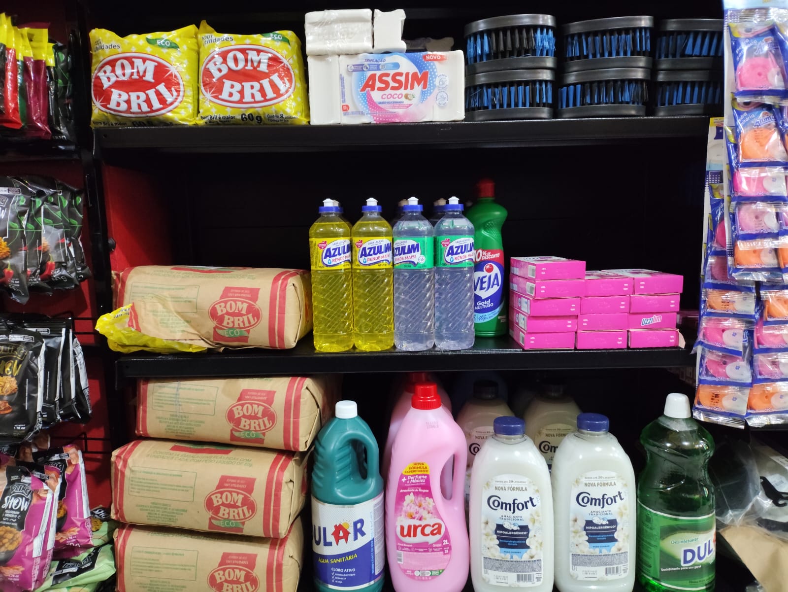 Material de limpeza...